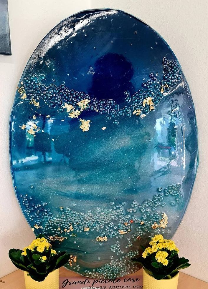 ArteDiAlina.com painting: Cosmic Egg
